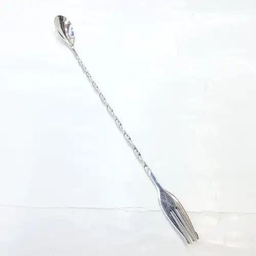 #1010201-BS88L; Stainless steel bar spoon Large