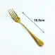 #1010201-DF16-G; Stainless steel dinner fork #G