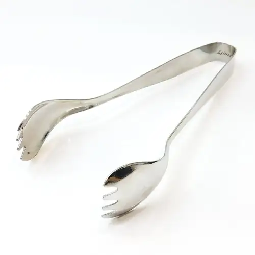 #1010201-IC64; Stainless steel ice tong