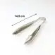#1010201-IC65; Stainless steel ice tong