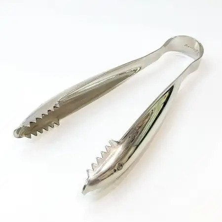 #1010201-IC65; Stainless steel ice tong..