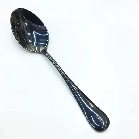 #1010201-S-BK; Stainless steel table spo..
