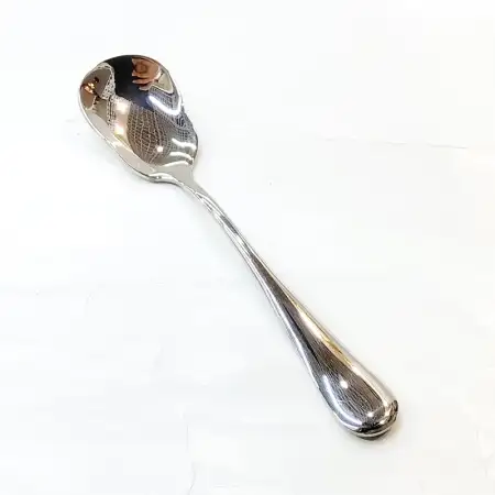 #1010201-SS6; Stainless steel sugar spoo..