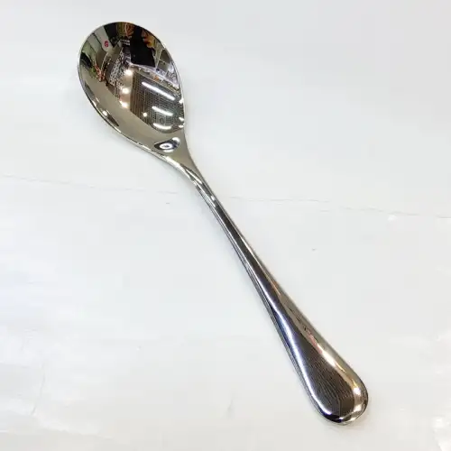 #1010201-SS85B; Stainless steel soup spoon 