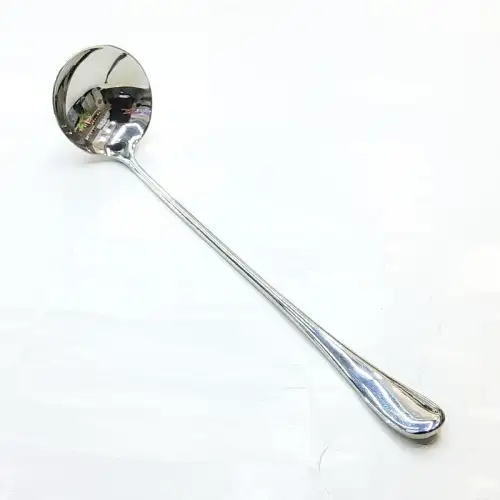 #1010201-SS86A; Stainless steel sauce spoon 