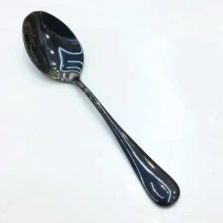 #1010201-TS-BK; Stainless steel tea spoo..