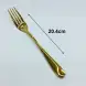 #1084B-15G; Stainless steel table fork #G