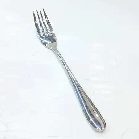 #1084B-17; Stainless steel  dessert fork..