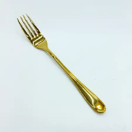 #1084B-17G; Stainless steel dessert fork..