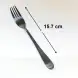 #1084B-17MBK; Stainless steel dessert fork #MBK