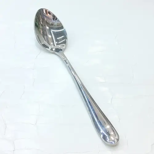 #1084B-3; Stainless steel dessert spoon