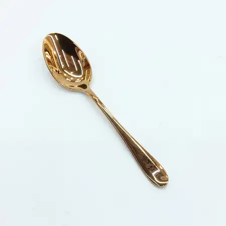 #1084b-4RG; Stainless steel tea spoon #R..