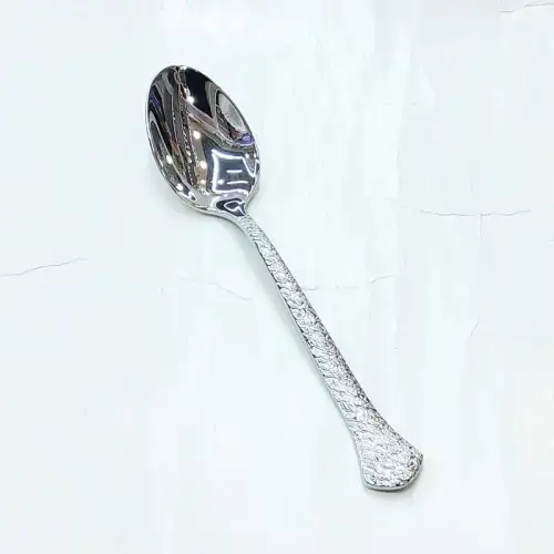 #1205-4; Stainless steel tea spoon