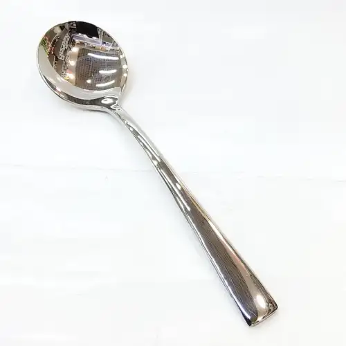 #1138201-10; Stainless steel soup spoon  