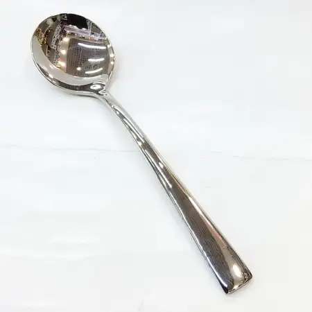 #1138201-11; Stainless steel soup spoon ..