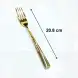 #1138201-15-G; Stainless steel table fork #G