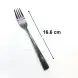 #1138201-17-MBK; Stainless steel dessert fork #MBK
