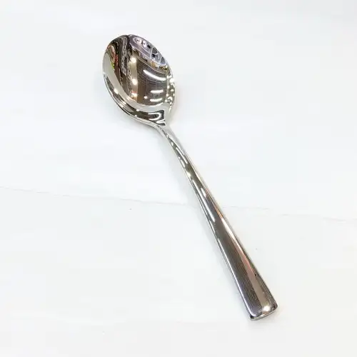 #1138201-3; Stainless steel dessert spoon