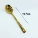 #1138201-3-G; Stainless steel dessert spoon #G