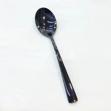 #1138201-4-BK; Stainless steel tea spoon..