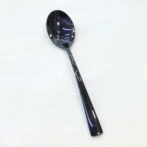 #1138201-4-BK; Stainless steel tea spoon #BK
