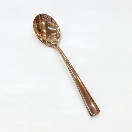 #1138201-4-RG; Stainless steel tea spoon..