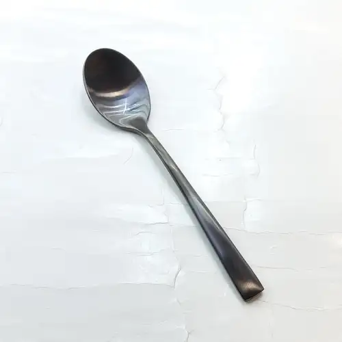 #1138201-5-MBK; Stainless steel coffee spoon #MBK