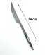 #1171304-25-MBK; Stainless steel table knife #MBK