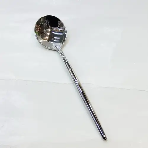 #1171304-3; Stainless steel dessert spoon