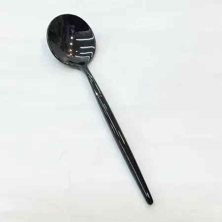 #1171304-4-BK; Stainless steel tea spoon..