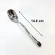 #1176304-4; Stainless steel tea spoon
