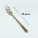 #1186-15RG; Stainless steel table fork #RG