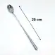 #1186-7; Stainless steel ice tea spoon