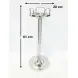 #123104; Stainless steel ice bucket stand Dia. 20x61cm