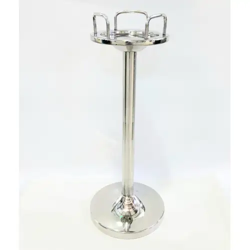 #123104; Stainless steel ice bucket stand Dia. 20x61cm