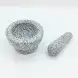 #1308; Mortar and pestle 13x8cm