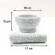 #1912; Mortar and Pestle 19x12cm