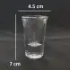 #2102AD; Glass cup 30ml/1oz 