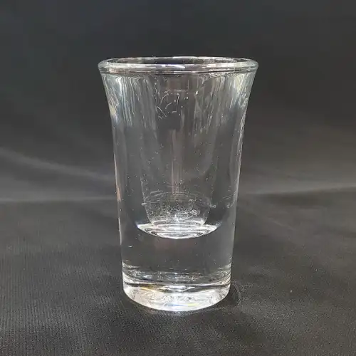 #2102AD; Glass cup 30ml/1oz 