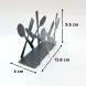 #28001; Metal napkin holder - cutlery shapes design