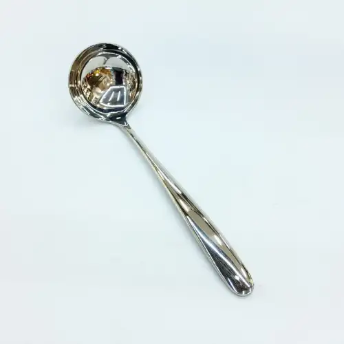 #3017-6-A; Stainless steel soup ladle