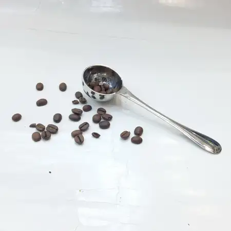 #4058-B; Stainless steel 25ml spoon..