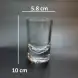 #406D; Glass cup 120ml/4.2oz 
