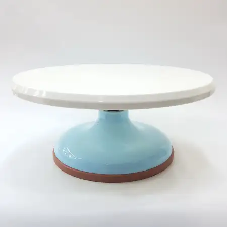 #8020-BL; Cake turntable color base blue..
