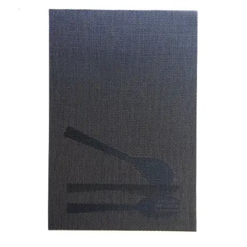 #81550-BK; PVC placemat 45x30cm 