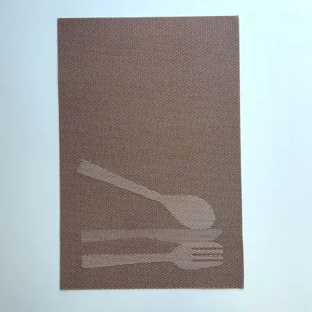 #81550-LBN; PVC placemat 45x30cm..