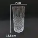 #8812B; Glass cup 330ml/11.6oz 
