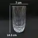 #92213; Glass cup 375ml/13.2oz