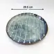 #AA2236;  Ceramic plate 8" #QD