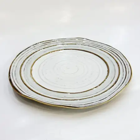 #AA3702; Ceramic plate 7.5'' A #GL..